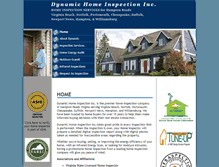 Tablet Screenshot of dynamichomeinspection.com